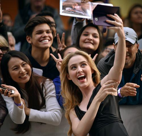 Kathryn Newton & fans